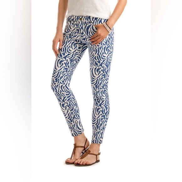 Vineyard Vines Women’s Nautical Zebra Print Jeans - Picture 6 of 6